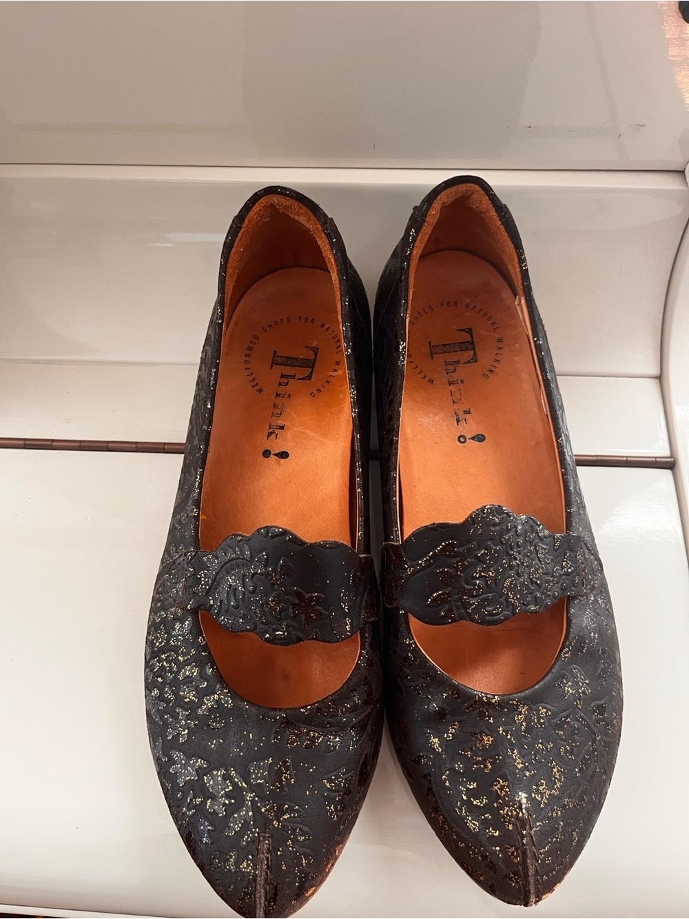 THNK!  Casual slip-ons ;  excellent condition - MADE IN ITALY